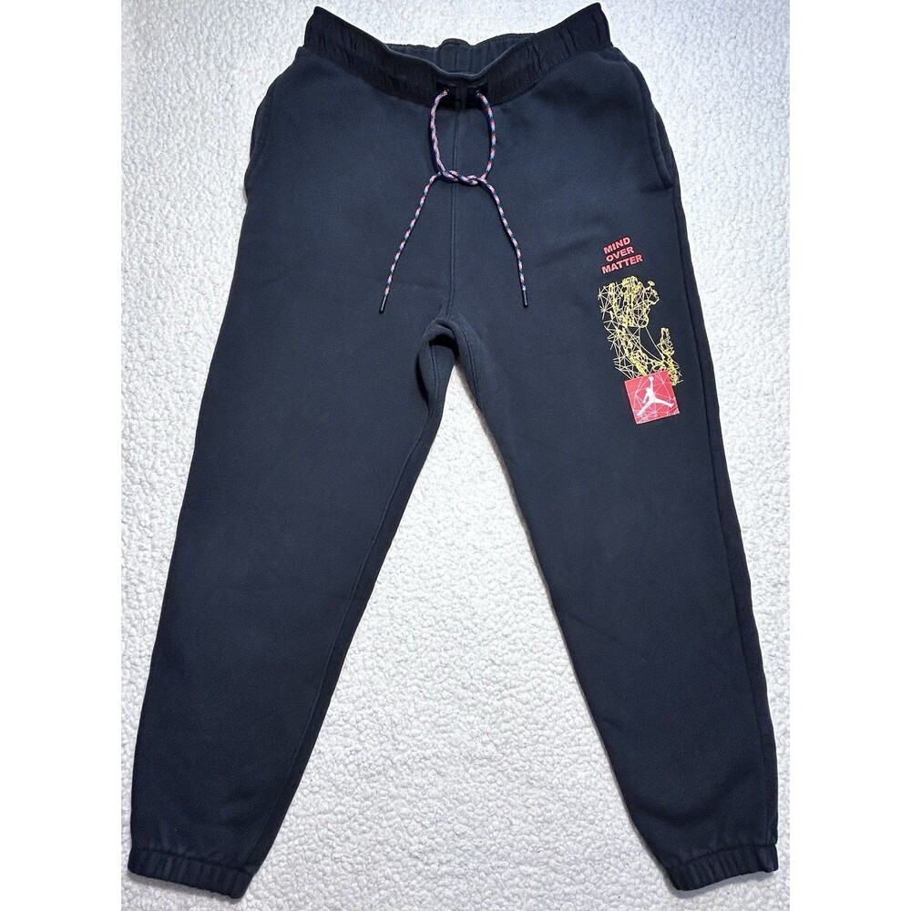 Jordan Mens M Essentials Mountainside Graphic Pants Black Joggers DC9720-010